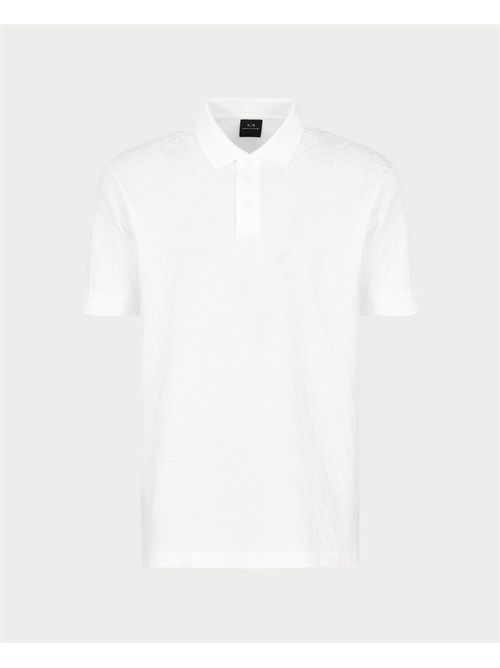 Armani Exchange Polo in mercerised fabric ARMANI EXCHANGE | XM000477-AF10337F0015